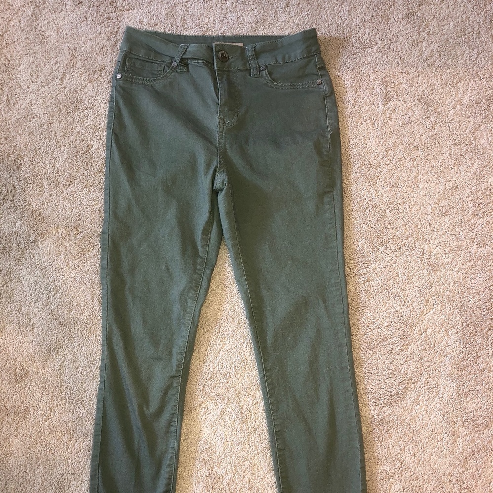 Army Green skinny Jeans